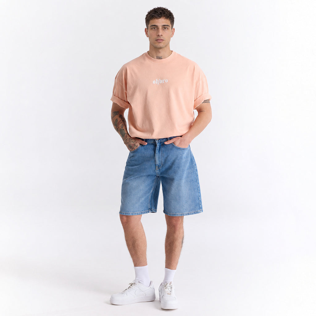 Yavruağzı Klasik Logo Super Oversize Tişört