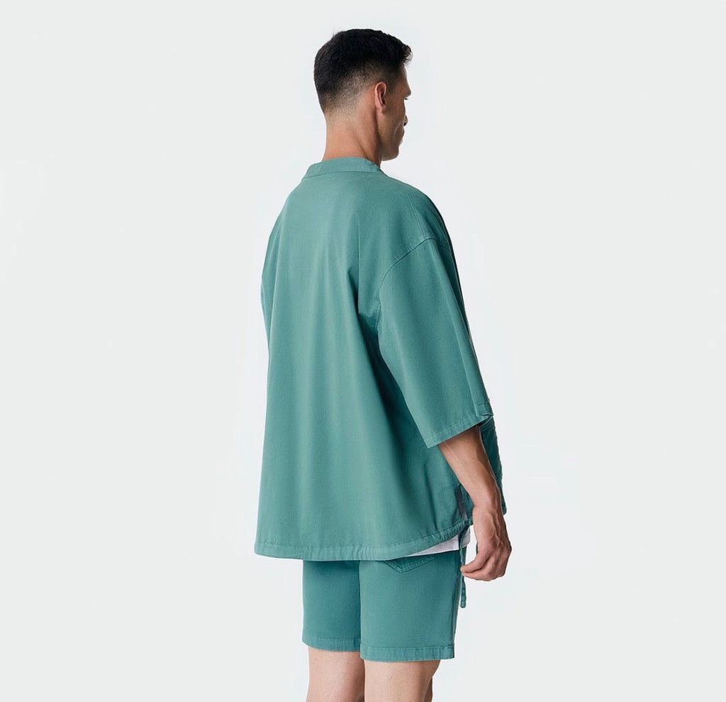 Ada Yeşili Kimono Ceket