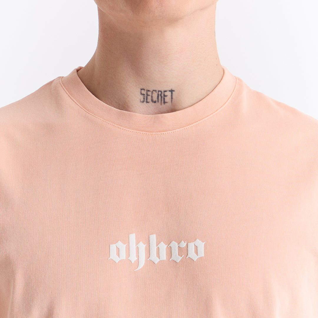 Yavruağzı Klasik Logo Super Oversize Tişört