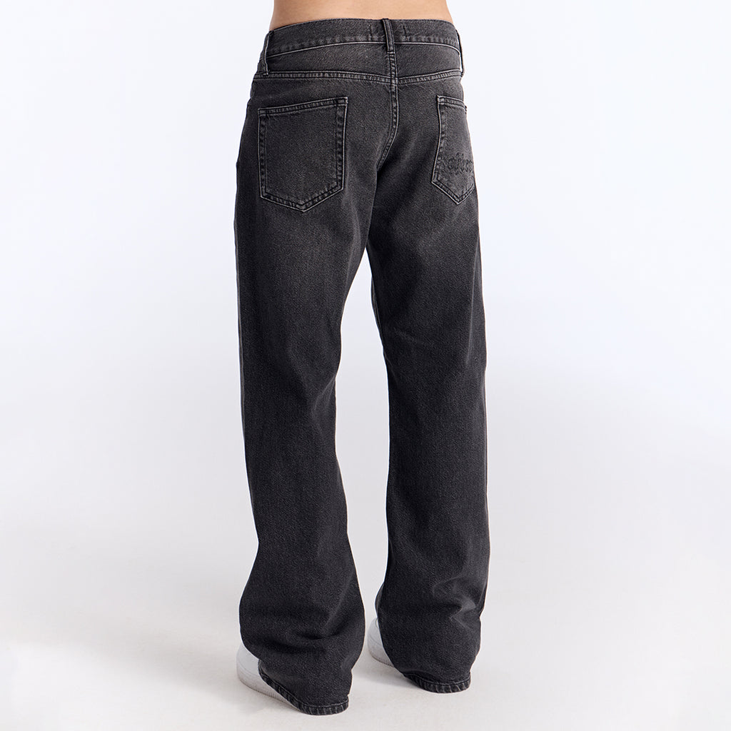 Antrasit Loose Fit Kot Pantolon