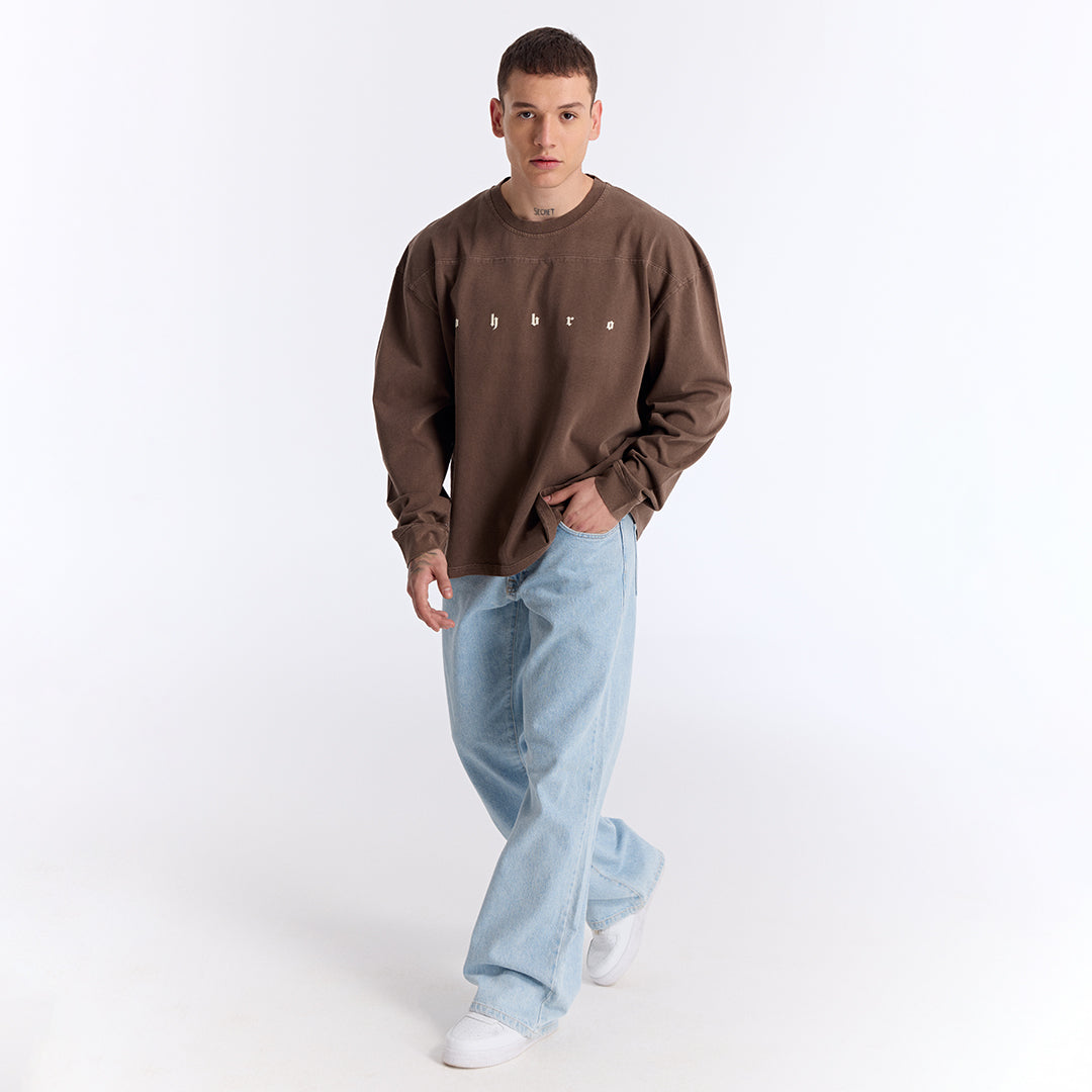 Açık Mavi Loose Fit Kot Pantolon