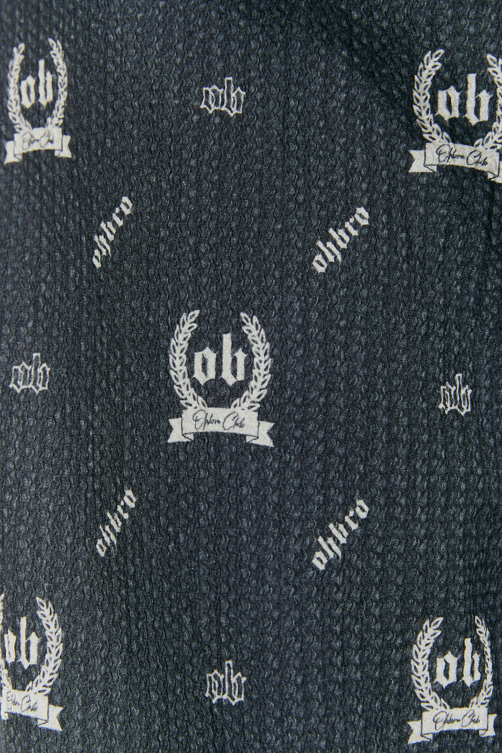 Monogram Desenli Antrasit Baggy Sokak Pijaması