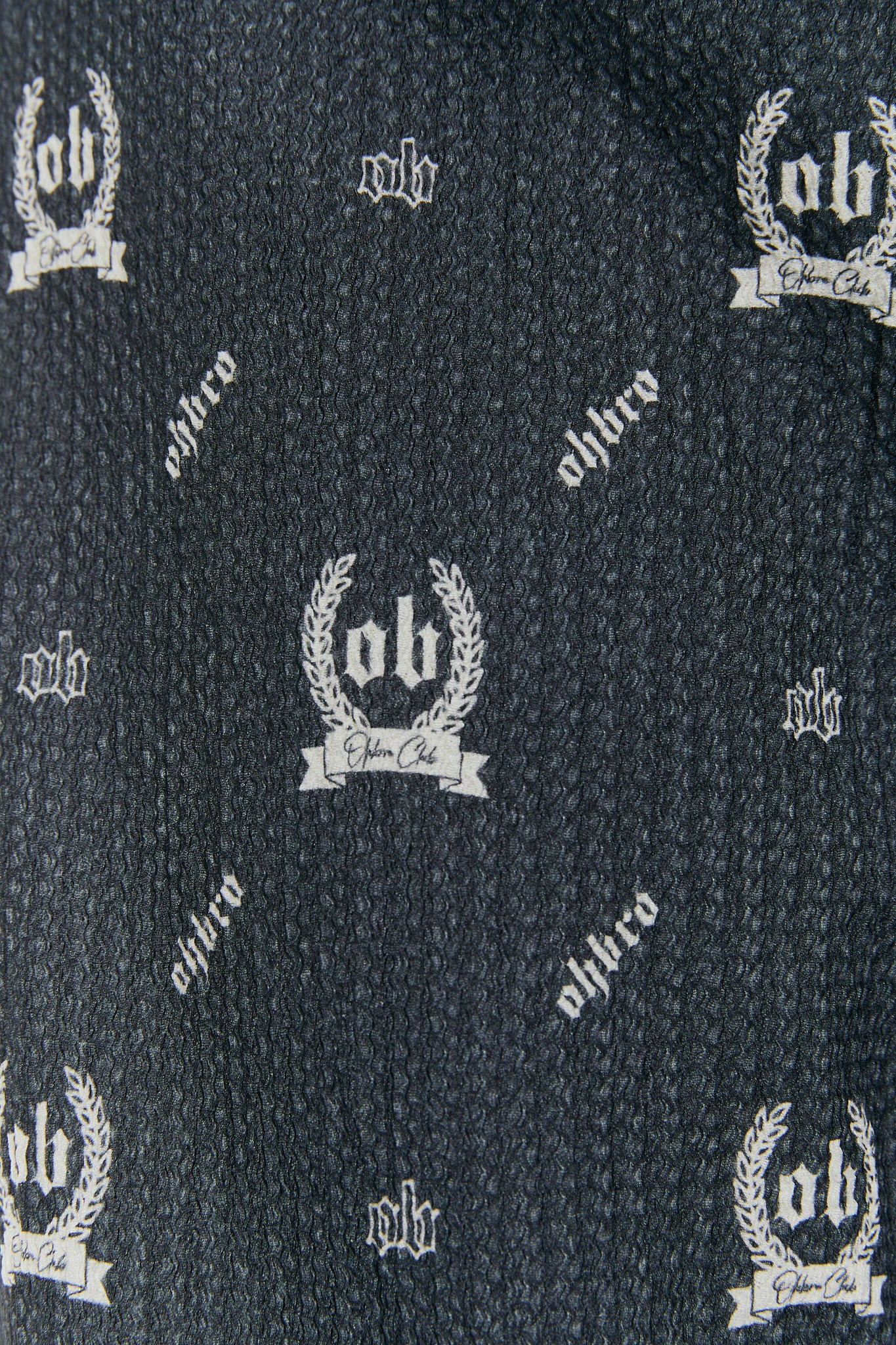 Monogram Desenli Antrasit Baggy Sokak Pijaması