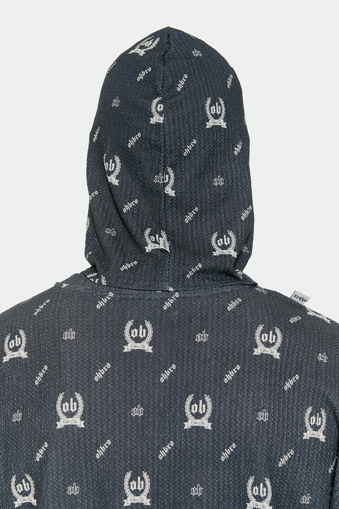 Monogram Desenli Antrasit Balaklava