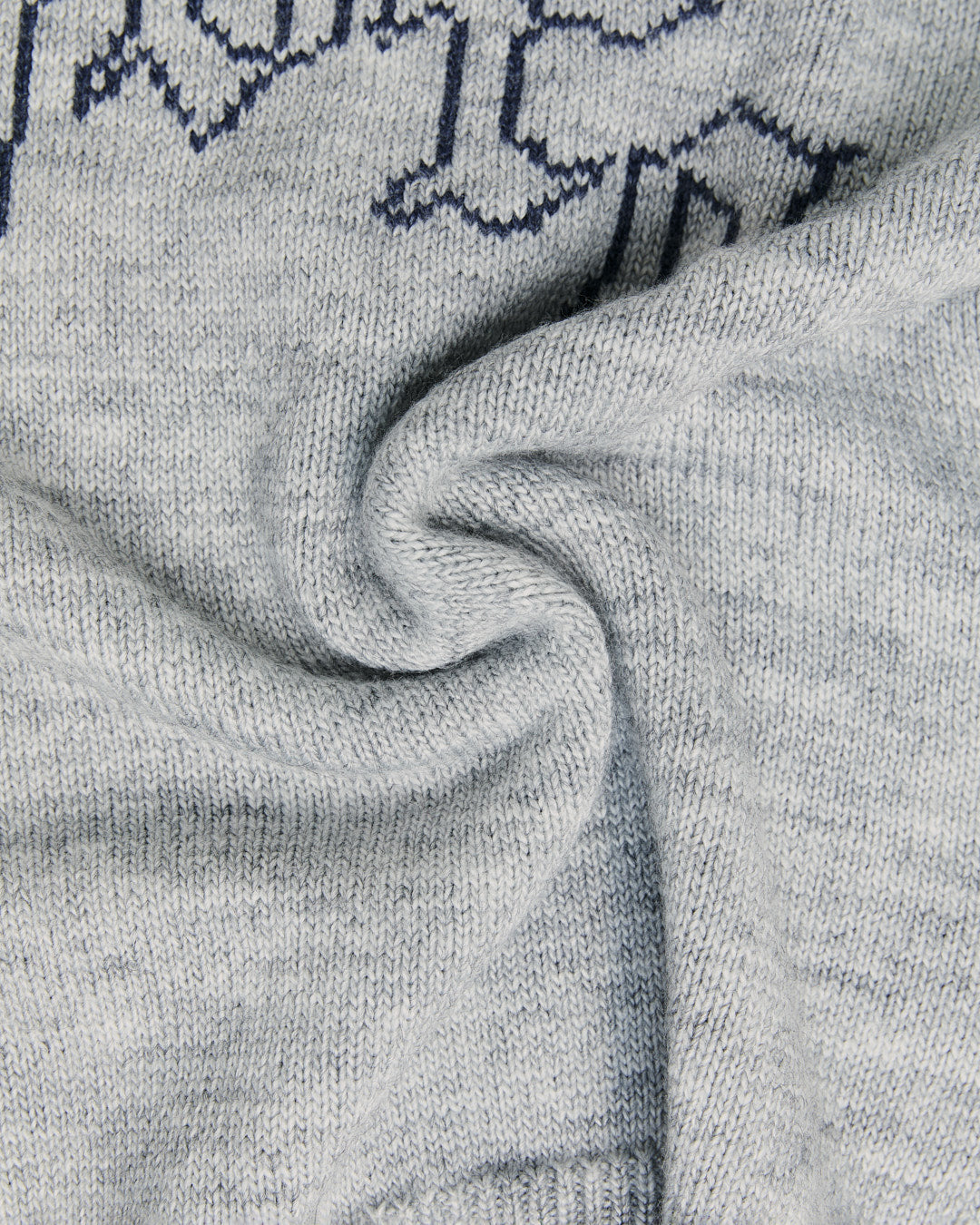 Triko Gri Oversize Süveter